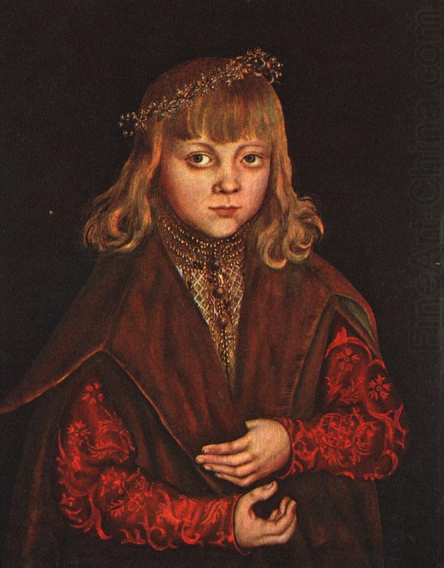 CRANACH, Lucas the Elder A Prince of Saxony dfg china oil painting image